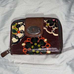 Fossil Brown and Multicolor Women's Wallet